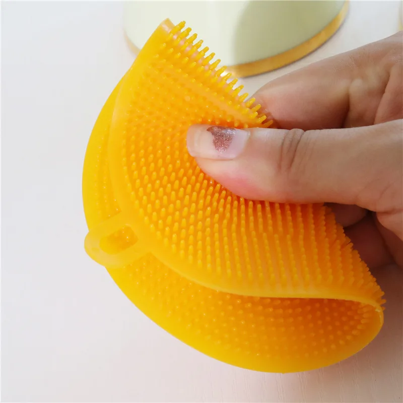 Silicone Dish Washing Sponge Scrubber Kitchen Cleaning Dish Antibacterial Tool Soft Cleaning Antibacterial Brush Kitchen Tool
Silicone Dish Washing Sponge Scrubber Kitchen Cleaning Dish Antibacterial Tool Soft Cleaning Antibacterial Brush Kitchen Tool