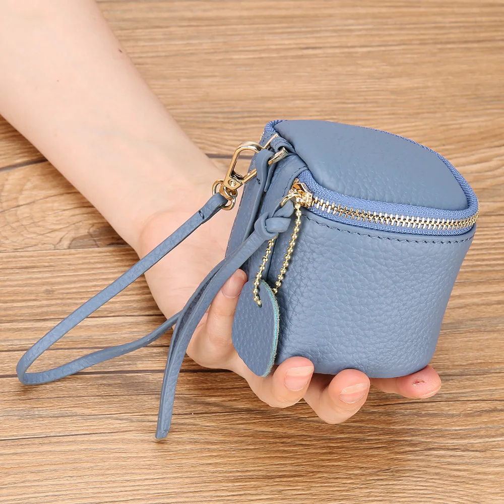 Mini Coin Wallet Women Bucket Pocket Purse Genuine Leather Coin Purse Female Shopping Zipper Clutch Korean Fashion Girls Wallet
Mini Coin Wallet Women Bucket Pocket Purse Genuine Leather Coin Purse Female Shopping Zipper Clutch Korean Fashion Girls Wallet