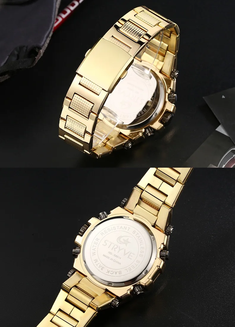 New dual movement men's watch pointer digital dual display sports men's watch waterproof 12/24H multifunctional military watch 
New dual movement men's watch pointer digital dual display sports men's watch waterproof 12/24H multifunctional military watch