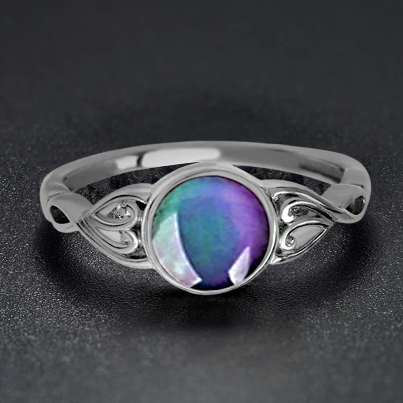 Vintage Retro Change Mood Ring Round Emotion Feeling Changeable Ring Temperature Control Color Rings For Women Female
Vintage Retro Change Mood Ring Round Emotion Feeling Changeable Ring Temperature Control Color Rings For Women Female