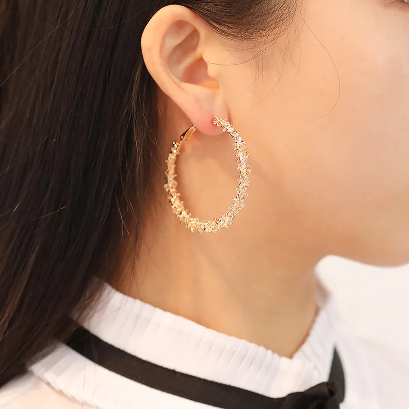 Simple Irregular Spiny Circle Earrings Alloy Ear Ring Personality Electroplating All-Match Ear Studs
Simple Irregular Spiny Circle Earrings Alloy Ear Ring Personality Electroplating All-Match Ear Studs