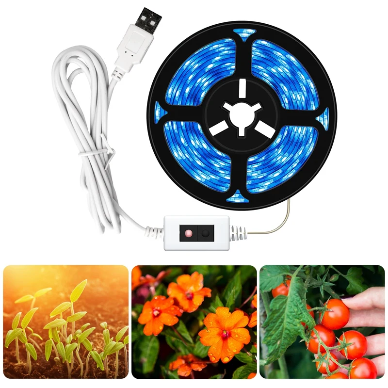 Full Spectrum LED Grow Light USB 5V LED Greenhouse Strip 3 Meters Waterproof LED Phyto Lamp Hydroponic Plant Growing
Full Spectrum LED Grow Light USB 5V LED Greenhouse Strip 3 Meters Waterproof LED Phyto Lamp Hydroponic Plant Growing