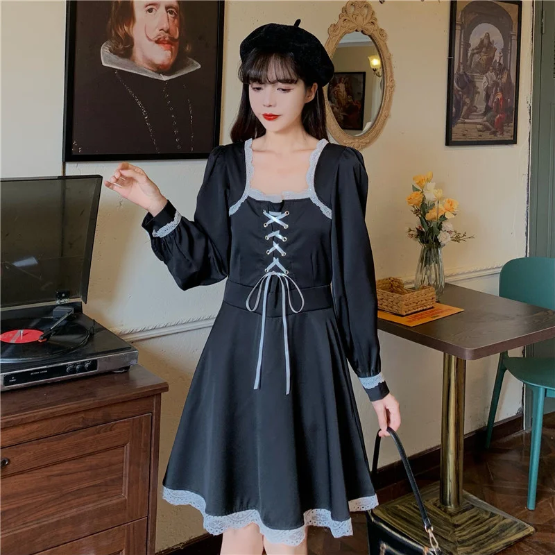 Large Size Women's Clothing 2021 New Cute Youth-Looking A- line Skirt Sister mm Belly Covering Strap Fairy Dress Jum 
Large Size Women's Clothing 2021 New Cute Youth-Looking A- line Skirt Sister mm Belly Covering Strap Fairy Dress Jum