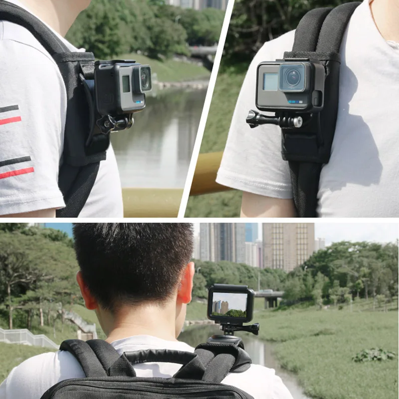 Hot Riding Backpack Mount Bracket Holder For GoPro Hero 4 5 6 Sport Camera Outdoor MVI-ing
Hot Riding Backpack Mount Bracket Holder For GoPro Hero 4 5 6 Sport Camera Outdoor MVI-ing