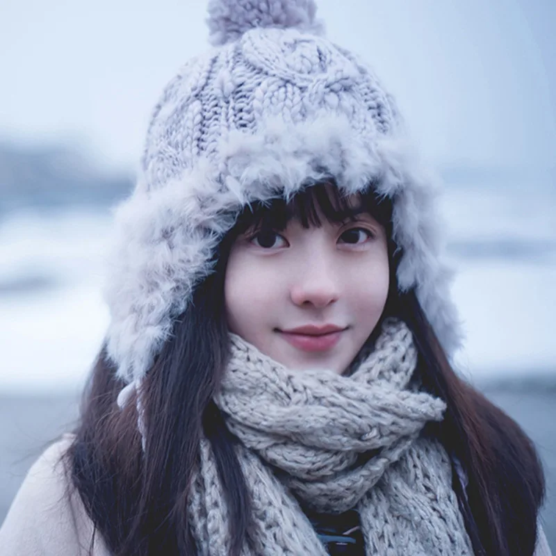 2019 New Winter Women's Ski Hat Rabbit Hair Thicken Knit Hat Outdoor Snowboard Hat Skiing Casual Fashion Headwear
2019 New Winter Women's Ski Hat Rabbit Hair Thicken Knit Hat Outdoor Snowboard Hat Skiing Casual Fashion Headwear