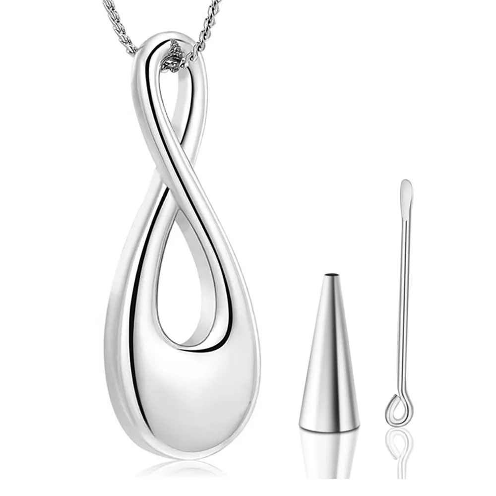 Infinity Memorial Stainless Steel Necklace For Human/Pet Urn Ashes Love Cremation Pendant Jewelry
Infinity Memorial Stainless Steel Necklace For Human/Pet Urn Ashes Love Cremation Pendant Jewelry