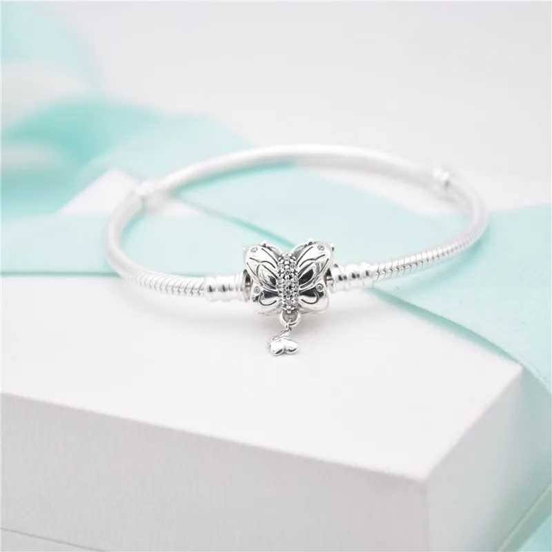 Genuine 925 Sterling Silver Moments Bracelet Decorative Butterfly Clasp Bracelets Bangles for Women DIY Charms Jewelry Making
Genuine 925 Sterling Silver Moments Bracelet Decorative Butterfly Clasp Bracelets Bangles for Women DIY Charms Jewelry Making
