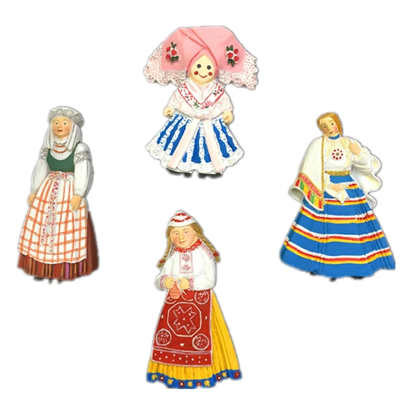 New Hand-painted National Figure Costumes 3D Fridge Magnet Travel Souvenir Refrigerator Magnetic Stickers Gift
New Hand-painted National Figure Costumes 3D Fridge Magnet Travel Souvenir Refrigerator Magnetic Stickers Gift