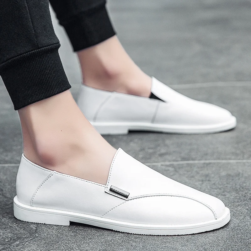 Men British Formal Dress Shoes for Man Loafers Slip on Formal Flats Classic Wedding Party White Footwear Leather Casual Shoes
Men British Formal Dress Shoes for Man Loafers Slip on Formal Flats Classic Wedding Party White Footwear Leather Casual Shoes