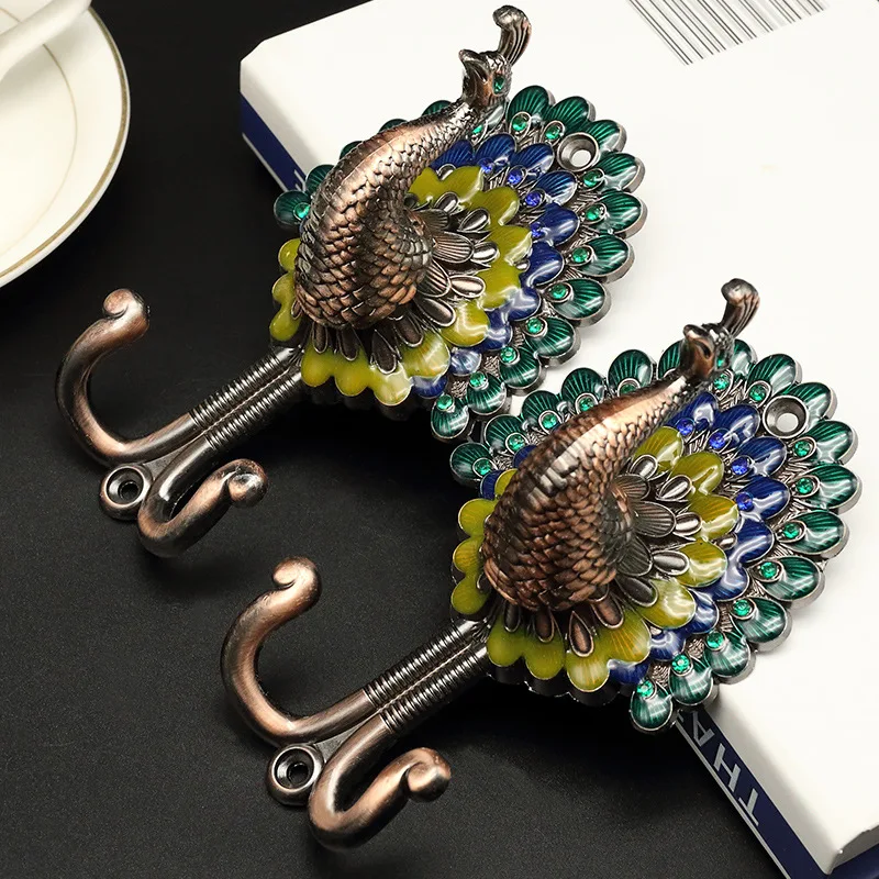 1pcs Peacock Curtain Hook Wall Hook Wall Hook Colorful Peacock Hook Curtain Accessories Multi-Purpose Hooks
1pcs Peacock Curtain Hook Wall Hook Wall Hook Colorful Peacock Hook Curtain Accessories Multi-Purpose Hooks