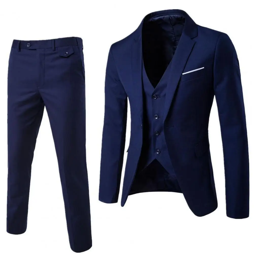 Мужской однотонный костюм из блейзера и брюк, официальный однобортный пиджак на молнии и брюки с нахлыстом в Корейском стиле, свадебный кос...
Мужской однотонный костюм из блейзера и брюк, официальный однобортный пиджак на молнии и брюки с нахлыстом в Корейском стиле, свадебный кос...