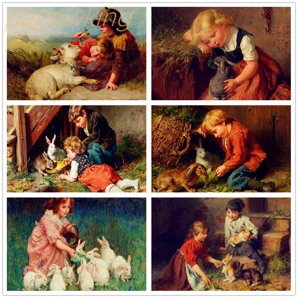 Diy Children and Rabbits Sheep Diamond Painting Full Diamond Cross Stitch Kit Art Rhinestone Embroidery Home Decoration Pictures
Diy Children and Rabbits Sheep Diamond Painting Full Diamond Cross Stitch Kit Art Rhinestone Embroidery Home Decoration Pictures