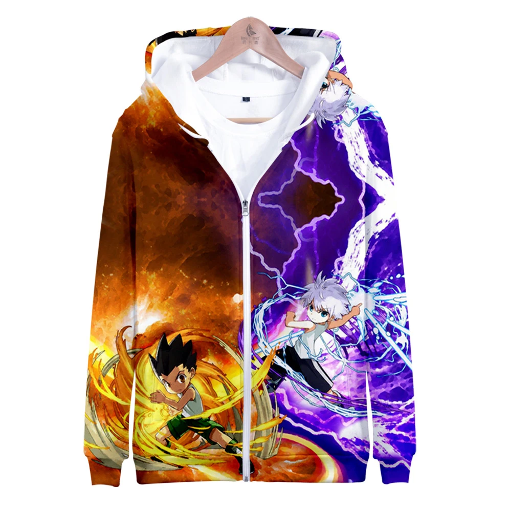 HUNTERxHUNTER 3D Printed Zipper Hoodies Women/Men Fashion Long Sleeve Hooded Sweatshirt Hot Sale Streetwear Clothes
HUNTERxHUNTER 3D Printed Zipper Hoodies Women/Men Fashion Long Sleeve Hooded Sweatshirt Hot Sale Streetwear Clothes