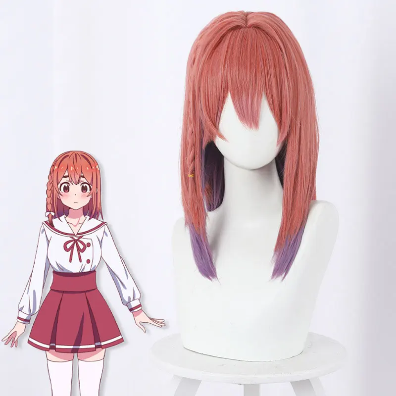 Anime Rent A Girlfriend Cosplay Heat Resistant Synthetic Pink Hair Wig Straight Kawaii Halloween Female Women Wig Hair 45CM
Anime Rent A Girlfriend Cosplay Heat Resistant Synthetic Pink Hair Wig Straight Kawaii Halloween Female Women Wig Hair 45CM