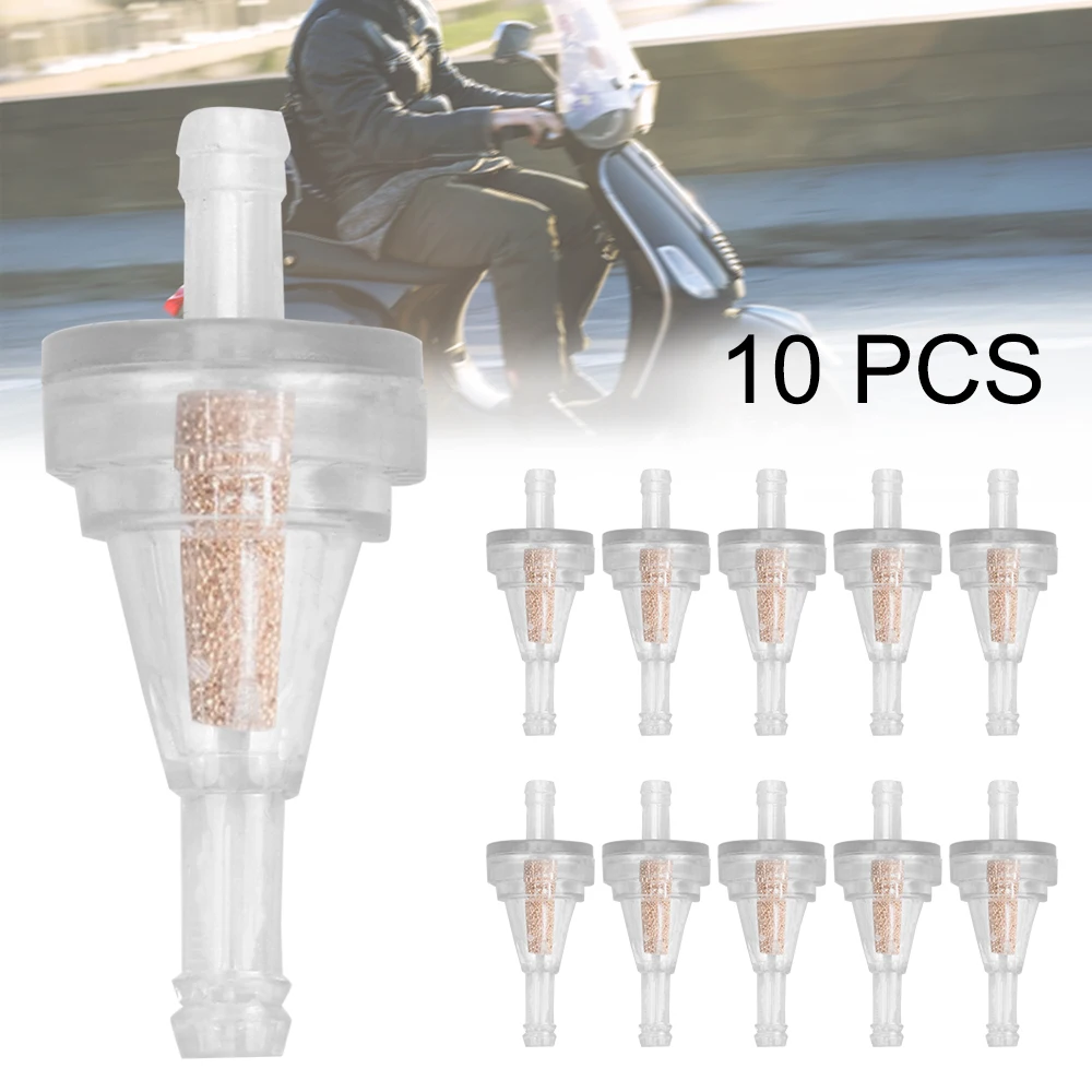 Universal For Dirt Bike ATV UTV Gasoline Filter Inline Gas Fuel Filter 1/4" 6.3mm Fuel Line Motorcycle Accessories 10pcs
Universal For Dirt Bike ATV UTV Gasoline Filter Inline Gas Fuel Filter 1/4" 6.3mm Fuel Line Motorcycle Accessories 10pcs