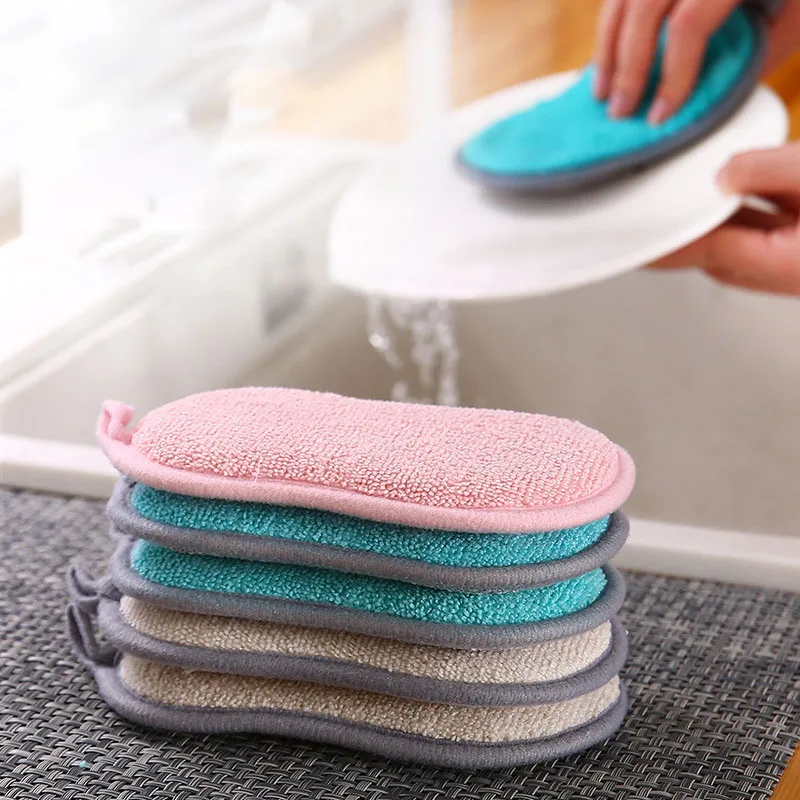 Kitchen Cleaning Cloths MicroFiber Thicken Double Sided Dishcloths Washing Dish Towel Scrubbing Sponges Kitchen Tools Gadgets
Kitchen Cleaning Cloths MicroFiber Thicken Double Sided Dishcloths Washing Dish Towel Scrubbing Sponges Kitchen Tools Gadgets