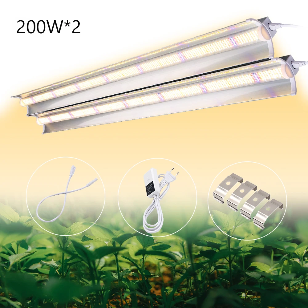 (2pcs/Lot) 200W Timing Led Grow Bar 875pcs SMD2835 Phytolamp with Dam-Board Transparent Cover for Indoor Plant Tent Hydroponics
(2pcs/Lot) 200W Timing Led Grow Bar 875pcs SMD2835 Phytolamp with Dam-Board Transparent Cover for Indoor Plant Tent Hydroponics
