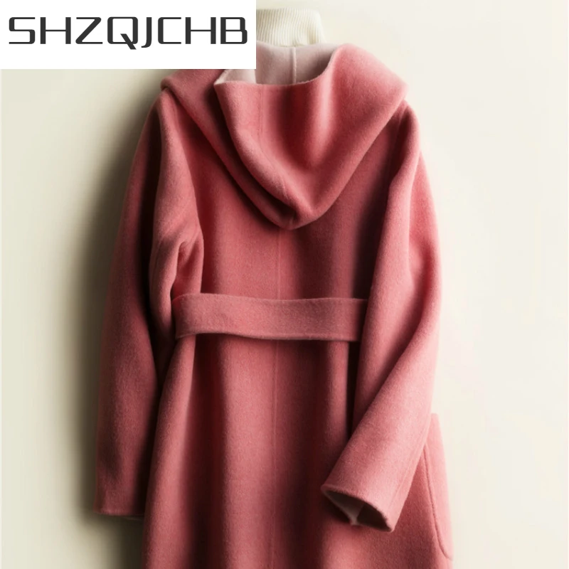 SHZQ осенне-зимние пальто куртки женские шерстяные куртки корейская модная шерстяная одежда весеннее длинное пальто с поясом Женское пальто ...
SHZQ осенне-зимние пальто куртки женские шерстяные куртки корейская модная шерстяная одежда весеннее длинное пальто с поясом Женское пальто ...