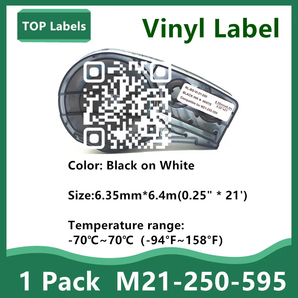 1 упаковка, 0,25 дюйма, ленточные виниловые этикетки M21 250 595 для фотографий, BMP21 LAB,IDPAL LABPAL принтер, маркировка кабеля Datacom
1 упаковка, 0,25 дюйма, ленточные виниловые этикетки M21 250 595 для фотографий, BMP21 LAB,IDPAL LABPAL принтер, маркировка кабеля Datacom