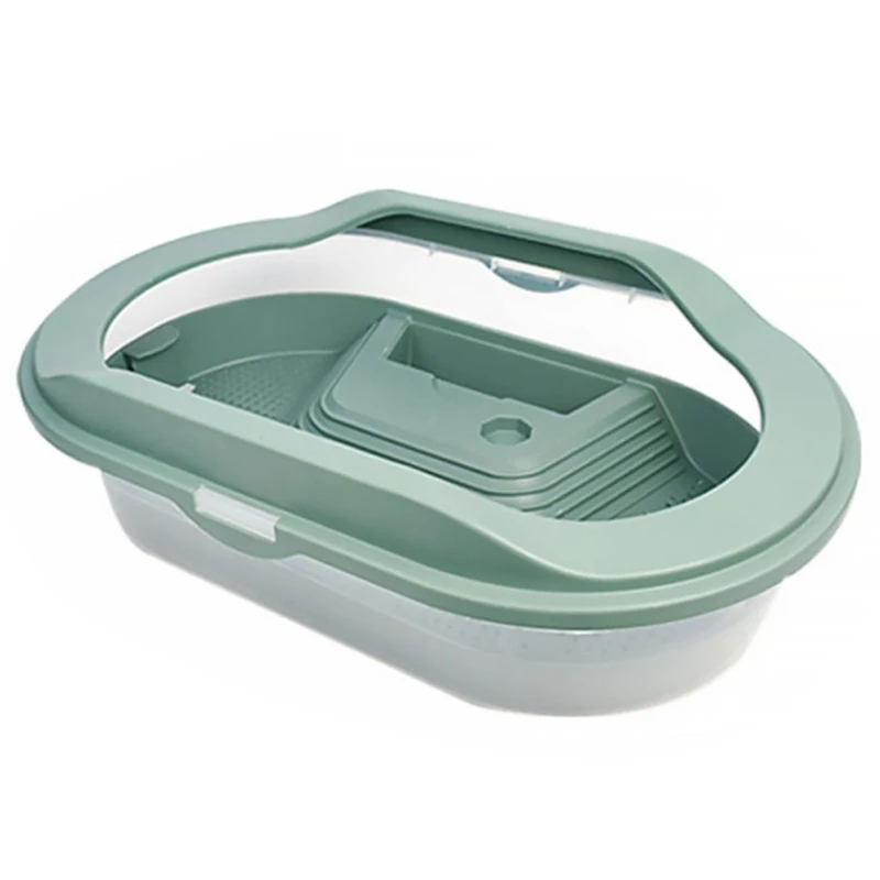 Turtle Tank Container Reptile Detachable House Easy to Change Water Plastic Habitat with Areas to Breed Feed Swim Bask
Turtle Tank Container Reptile Detachable House Easy to Change Water Plastic Habitat with Areas to Breed Feed Swim Bask