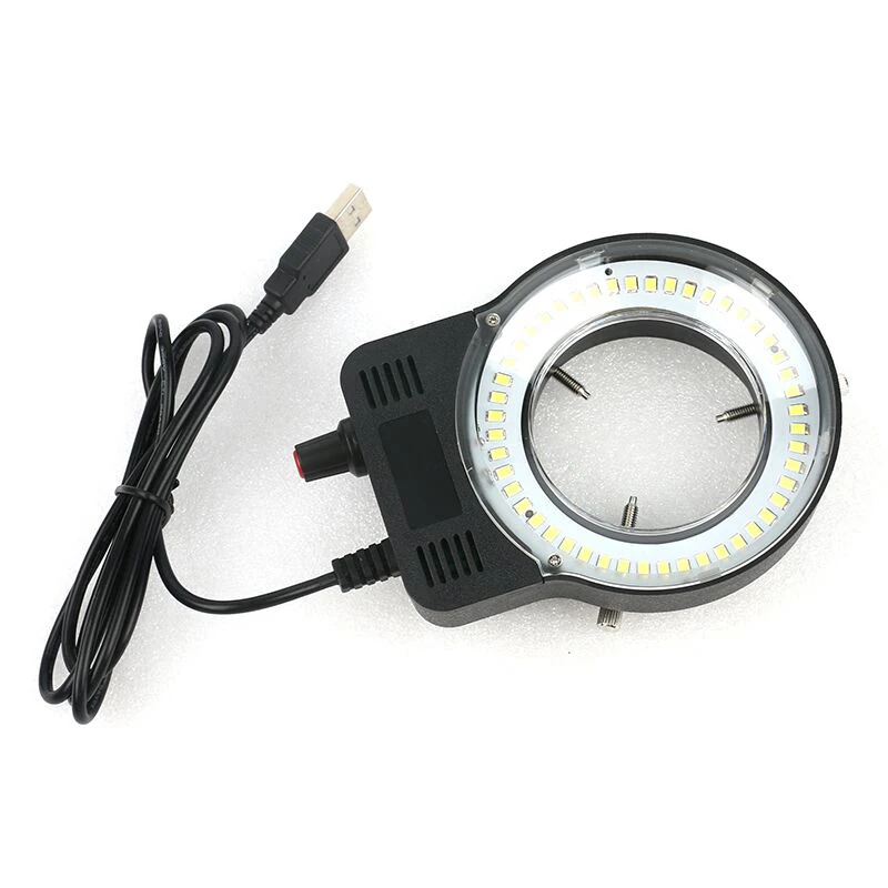 48 LED SMD USB Adjustable Ring Light Illuminator Lamp for Industry Microscope Industrial Camera Magnifier
48 LED SMD USB Adjustable Ring Light Illuminator Lamp for Industry Microscope Industrial Camera Magnifier