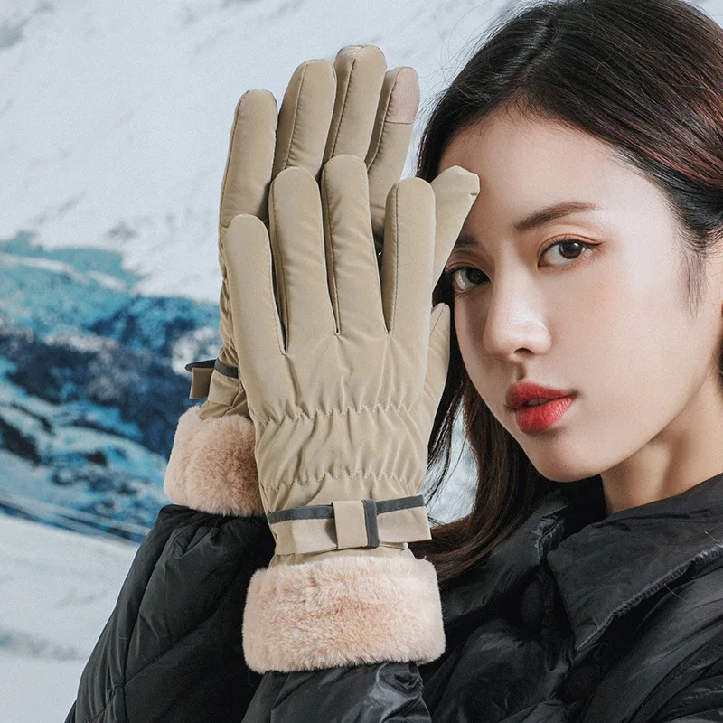 Touch Screen Gloves Han Qiu Winter Gloves Ladies Plus Velvet To Keep Warm Cute Waterproof and Cold-proof Gloves Cycling Gloves
Touch Screen Gloves Han Qiu Winter Gloves Ladies Plus Velvet To Keep Warm Cute Waterproof and Cold-proof Gloves Cycling Gloves
