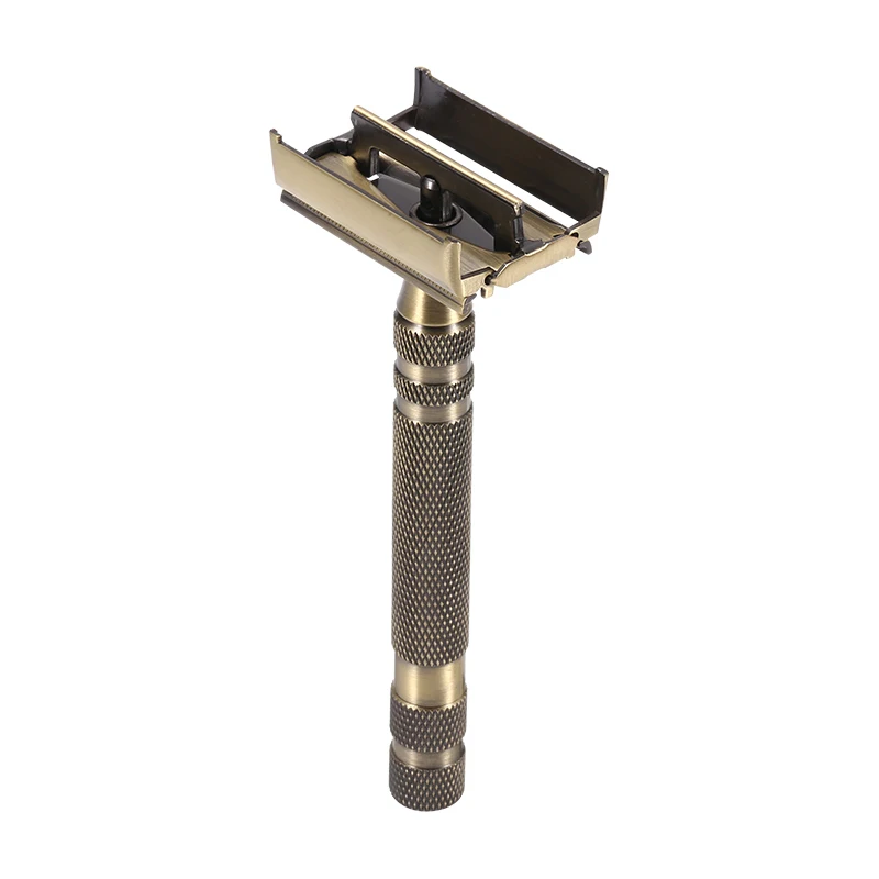 New Double Edge Safety Razor Brass Classic Manual Shaver Long Nonslip Metal Handle Butterfly Open Razors
New Double Edge Safety Razor Brass Classic Manual Shaver Long Nonslip Metal Handle Butterfly Open Razors