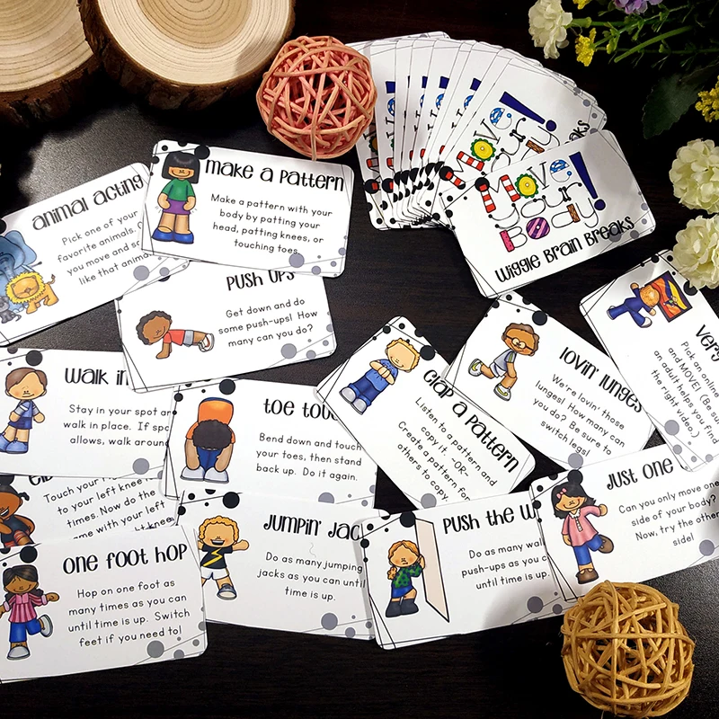 23 шт., детские настольные игры, карточная игра для отдыха, английская лексика, занятие, расслабление тела, координация, фокус для 3 + лет
23 шт., детские настольные игры, карточная игра для отдыха, английская лексика, занятие, расслабление тела, координация, фокус для 3 + лет