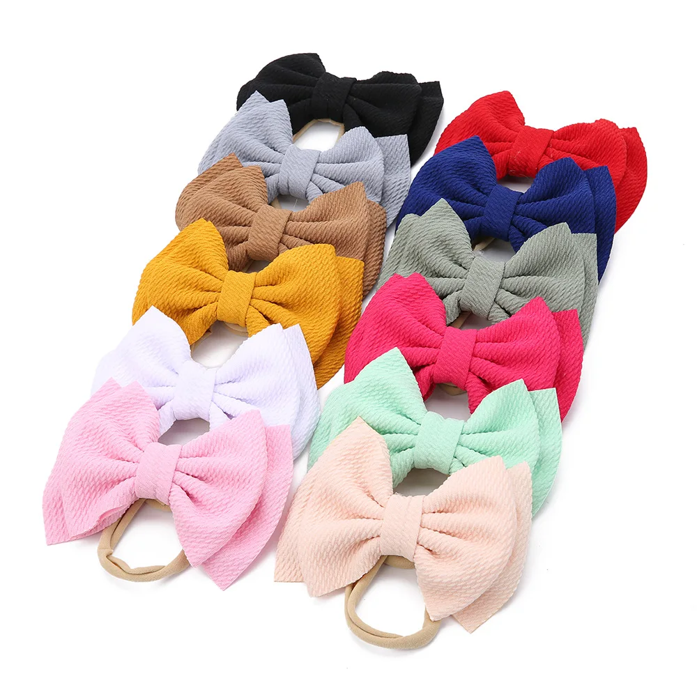 Baby Hair Accessories 40pcs Waffle Hair Bows Nylon Headband For Girls Kids Soft Elastic Bullet Headbands Hair Band Wholesale
Baby Hair Accessories 40pcs Waffle Hair Bows Nylon Headband For Girls Kids Soft Elastic Bullet Headbands Hair Band Wholesale