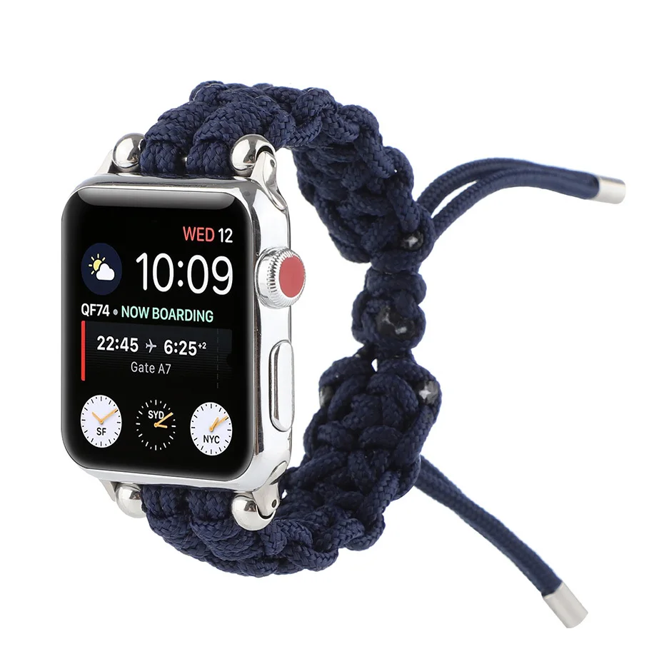 Нейлоновый ремешок для apple watch, сменный ремешок для iwatch series SE 6, 5, 4, 3, 2, 1
Нейлоновый ремешок для apple watch, сменный ремешок для iwatch series SE 6, 5, 4, 3, 2, 1