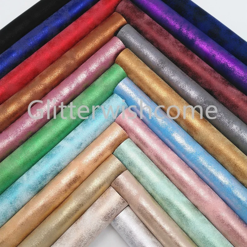 Ткань Glitterwishcome 21x29 см Размер A4 винил для бантов ткань из металлической кожи листы