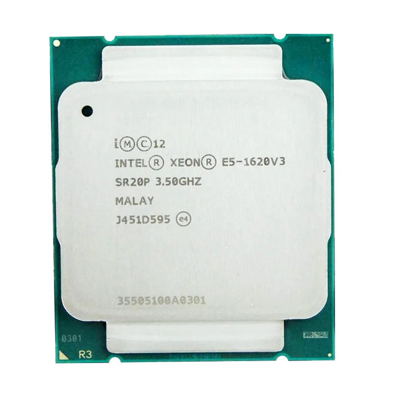 Оригинальный процессор Intel Xeon 1620V3 E5 1620 v3 4 ядра 3 50 ГГц потока 10 МБ 2133 DDR4 МГц TPD 140 Вт