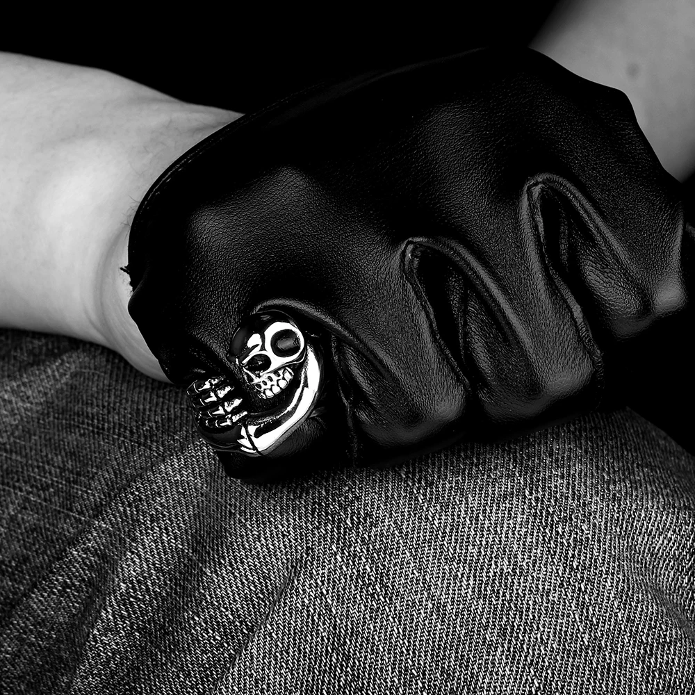 GOAMYA 316L Stainless Steel Rings Skull Gothic Rock Punk Vintage Mens Ring Personality Party Fashion Jewelry Gift To Friends
GOAMYA 316L Stainless Steel Rings Skull Gothic Rock Punk Vintage Mens Ring Personality Party Fashion Jewelry Gift To Friends