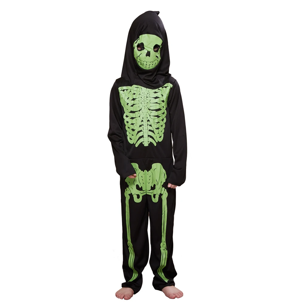 2019 New Arrival Halloween Costume For Boys Costume Kids Bone Skin Suit Girls Skeleton Cosplay Jumpsuit and mask set
2019 New Arrival Halloween Costume For Boys Costume Kids Bone Skin Suit Girls Skeleton Cosplay Jumpsuit and mask set