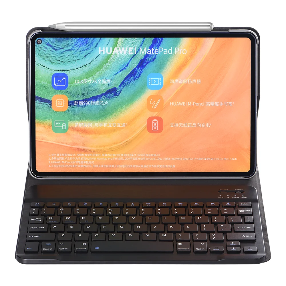 Spilt Keyboard Case For 2021 Huawei MatePad Pro 12.6 Bluetooth Trackpad Keyboard Case Magnetic PU Leather Table Case 
Spilt Keyboard Case For 2021 Huawei MatePad Pro 12.6 Bluetooth Trackpad Keyboard Case Magnetic PU Leather Table Case