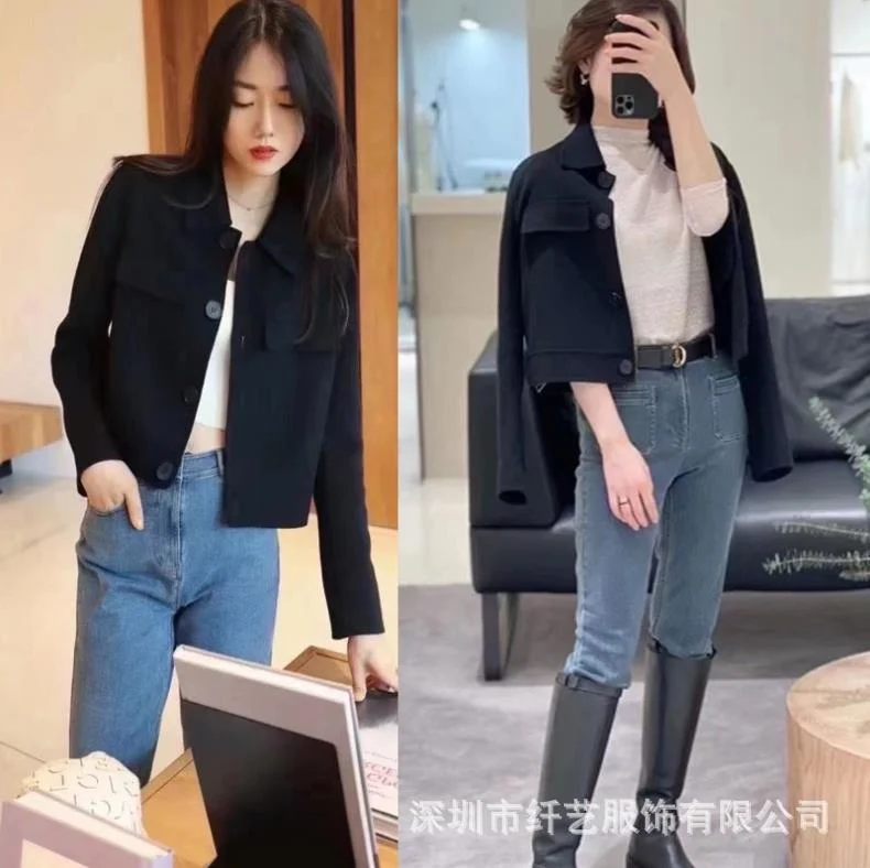 Icicle Zhihe ~ 2021 autumn and winter new tricolor wool cashmere buckle coat pocket buckle
Icicle Zhihe ~ 2021 autumn and winter new tricolor wool cashmere buckle coat pocket buckle