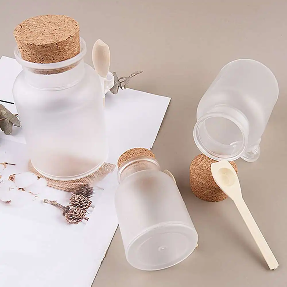 6 Pcs/Set 300g Cosmetic Empty Matte Cork Jar Bath Salt Bottles Mask Facial Container Refillable Bottles With Wood Spoon
6 Pcs/Set 300g Cosmetic Empty Matte Cork Jar Bath Salt Bottles Mask Facial Container Refillable Bottles With Wood Spoon