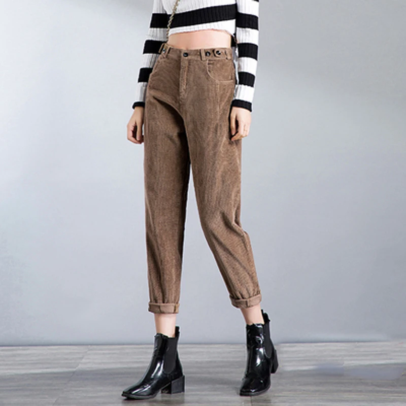 Брюки-султанки женские свободные однотонные, повседневные вельветовые Теплые брюки на пуговицах, зимние вельветовые штаны с высокой талие...
Брюки-султанки женские свободные однотонные, повседневные вельветовые Теплые брюки на пуговицах, зимние вельветовые штаны с высокой талие...