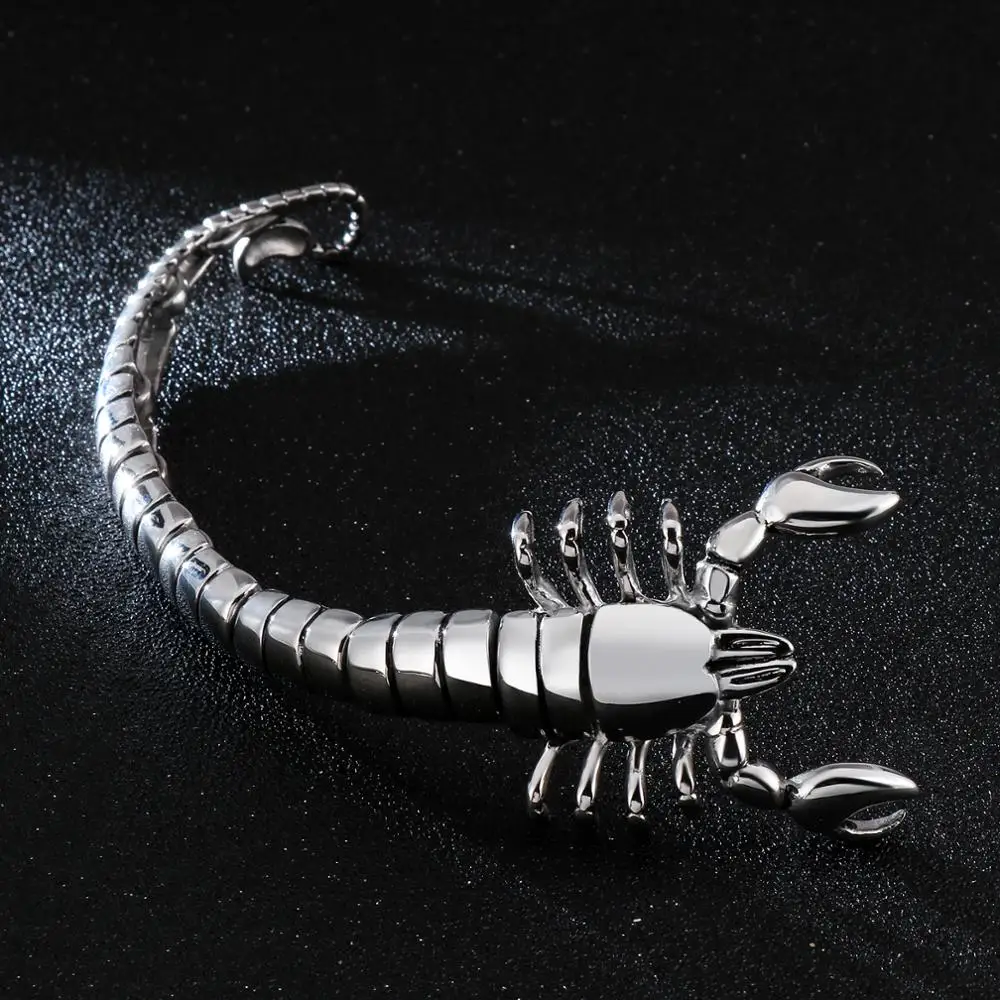 Gothic High Polished Scorpion Men Bracelet Stainless Steel Unique Animal Series Heavy Link Chain Fashion Male Accessories
Gothic High Polished Scorpion Men Bracelet Stainless Steel Unique Animal Series Heavy Link Chain Fashion Male Accessories