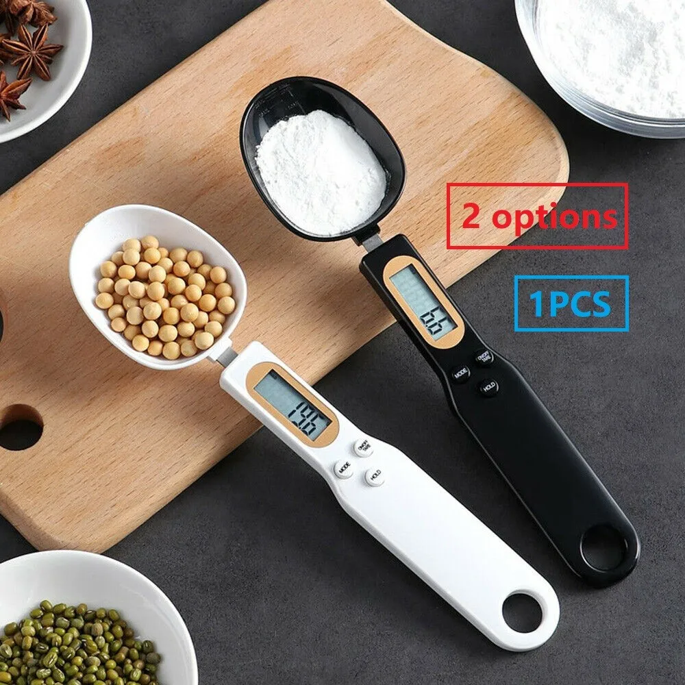 Kitchen Measuring Spoon Precise Kitchen Digital LCD Display Measuring Spoon Electronic Weight Scales Household Supplies
Kitchen Measuring Spoon Precise Kitchen Digital LCD Display Measuring Spoon Electronic Weight Scales Household Supplies