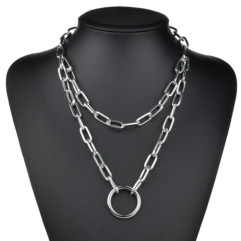 2020 punk rock circle Shape Chain Presents&Necklace For women Stainless Steel Necklaces Statement Bijoux Femme Necklace SE200019
2020 punk rock circle Shape Chain Presents&Necklace For women Stainless Steel Necklaces Statement Bijoux Femme Necklace SE200019