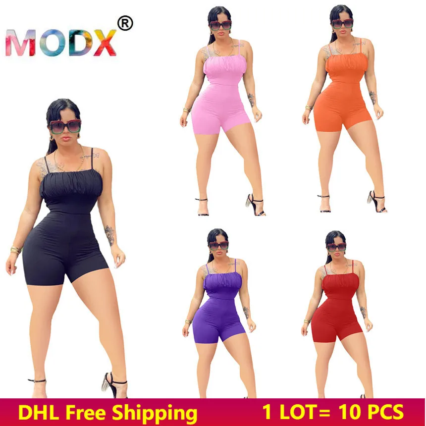 Plus Size 2XL Women Strapless Rompers Spaghetti Strap Bodycon Jumpsuits Solid Color Shorts Bodysuits Casual One Piece Pants 4911
Plus Size 2XL Women Strapless Rompers Spaghetti Strap Bodycon Jumpsuits Solid Color Shorts Bodysuits Casual One Piece Pants 4911