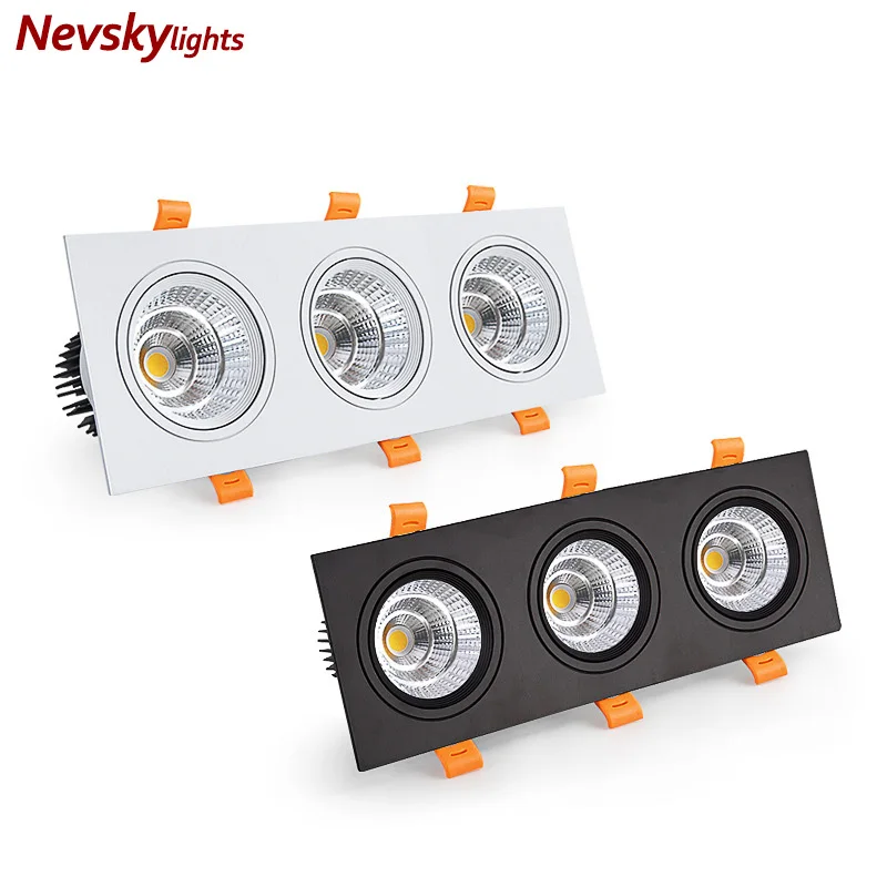 Three-heads Adjustable downlight Ceiling Spot lamp bedroom Square Spotlights Living Room point Light COB ceiling light fixtures
Three-heads Adjustable downlight Ceiling Spot lamp bedroom Square Spotlights Living Room point Light COB ceiling light fixtures