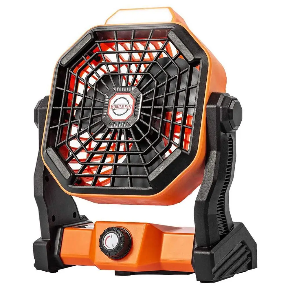 2 In 1 Camping Fan Table Fan With LED Light 270 Rotation Quiet Fan 7800 MA Battery Adjustable Speeds Camping Fan
2 In 1 Camping Fan Table Fan With LED Light 270 Rotation Quiet Fan 7800 MA Battery Adjustable Speeds Camping Fan