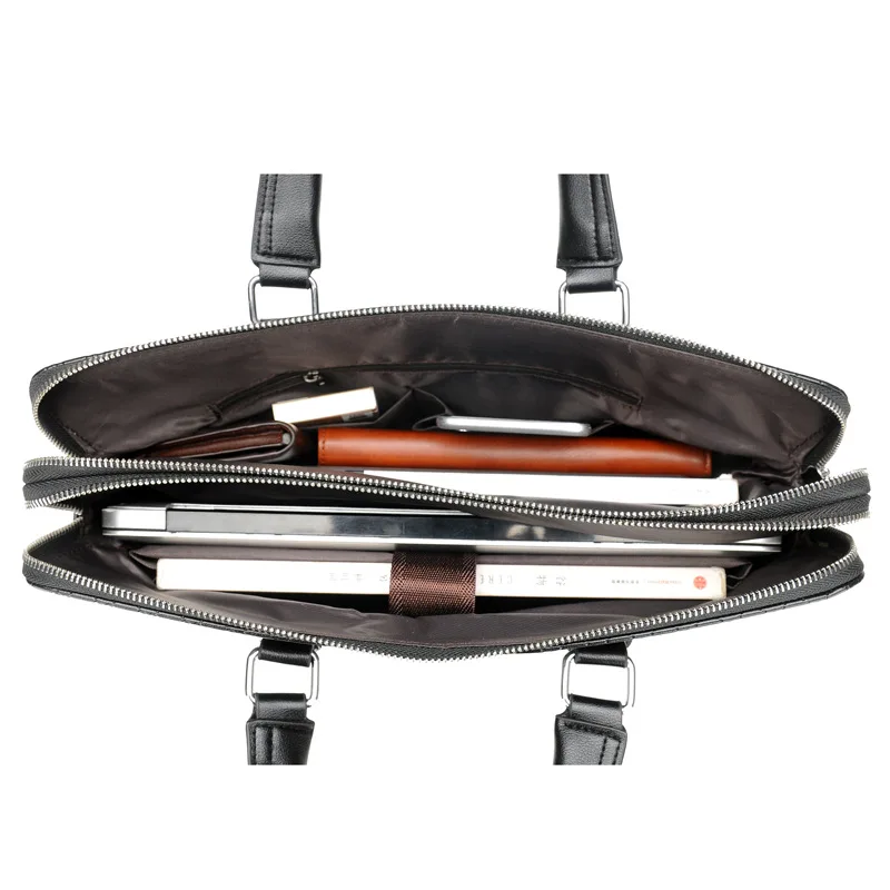 New Fashion Men's Business Briefcase Casual Shoulder Bag Double Layers Laptop Bag Large Capacit
New Fashion Men's Business Briefcase Casual Shoulder Bag Double Layers Laptop Bag Large Capacit