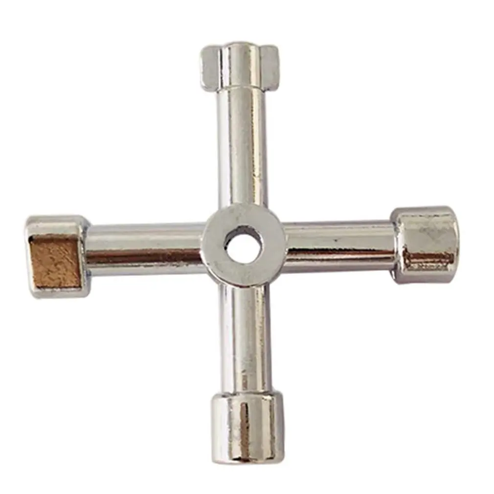 Key Wrench Zinc Alloy Cross Wrench Four-in-one With A Bit Wrench Multi-purpose Tool Elevator Plumbing Tool
Key Wrench Zinc Alloy Cross Wrench Four-in-one With A Bit Wrench Multi-purpose Tool Elevator Plumbing Tool