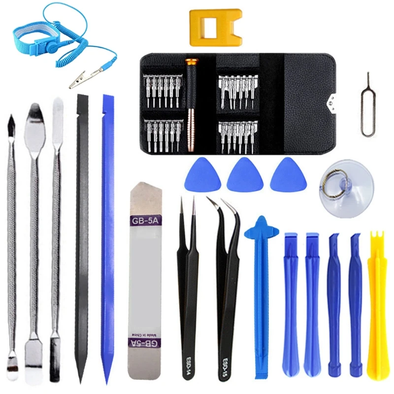 46 in 1 Professional Safe Opening Pry Tool, Mobile Phone Repair Screwdrivers Sucker Hand Tools Kit for Smart Cell Phone
46 in 1 Professional Safe Opening Pry Tool, Mobile Phone Repair Screwdrivers Sucker Hand Tools Kit for Smart Cell Phone