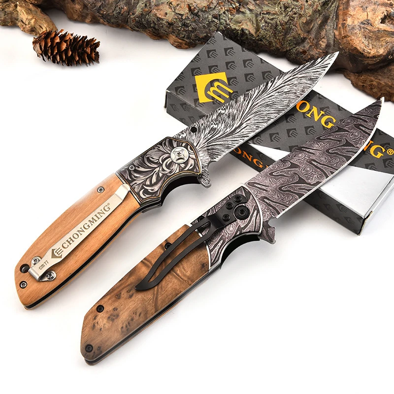 Brand Quality Folding Knife 440C Blade Steel Ebony Handle Outdoor Tactical Hunting Camping Knives Survival Pocket Knife EDC Tool
Brand Quality Folding Knife 440C Blade Steel Ebony Handle Outdoor Tactical Hunting Camping Knives Survival Pocket Knife EDC Tool