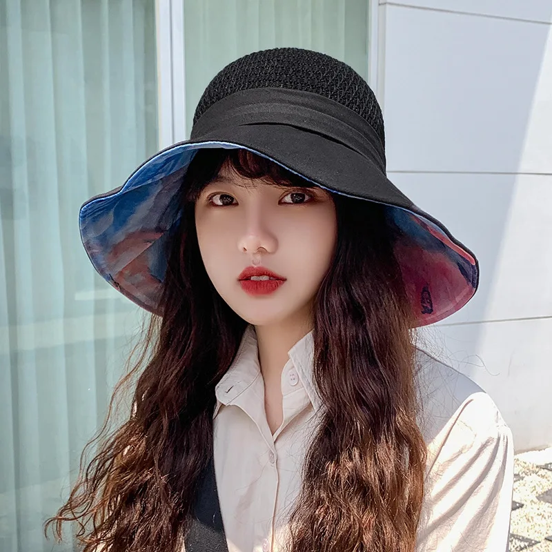 Beach Hat Female Net Foldable Sun Hats Lady's Bucket Hat Summer Big Wide Brim Flower Sun Hat for Women Mesh UV Protection
Beach Hat Female Net Foldable Sun Hats Lady's Bucket Hat Summer Big Wide Brim Flower Sun Hat for Women Mesh UV Protection