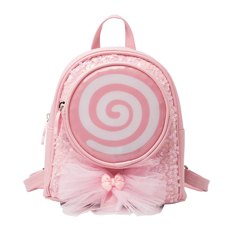Cute Creativity Children's Backpack For Girls Casual Sequined Lollipop LED Light Travel Bags Kids Bag Child Accessories New
Cute Creativity Children's Backpack For Girls Casual Sequined Lollipop LED Light Travel Bags Kids Bag Child Accessories New